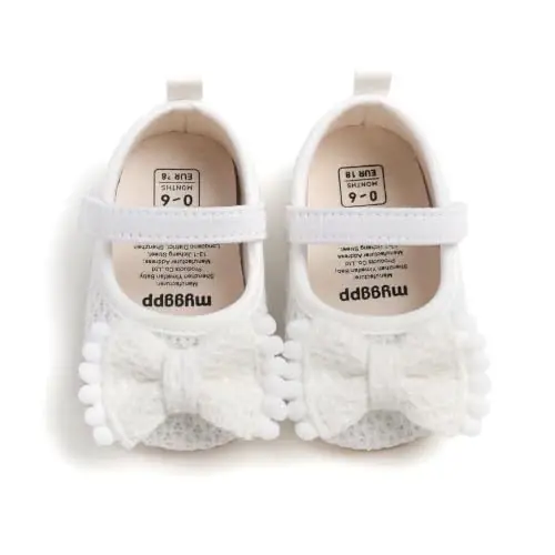 Ohwawadi Infant Baby Boys Girls Slippers Cozy Fleece Booties Soft Bottom Warm Cartoon Socks Newborn Crib Shoes - 4