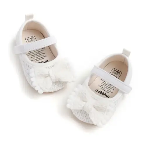 Ohwawadi Infant Baby Boys Girls Slippers Cozy Fleece Booties Soft Bottom Warm Cartoon Socks Newborn Crib Shoes - 5