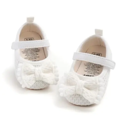 Ohwawadi Infant Baby Boys Girls Slippers Cozy Fleece Booties Soft Bottom Warm Cartoon Socks Newborn Crib Shoes - 6