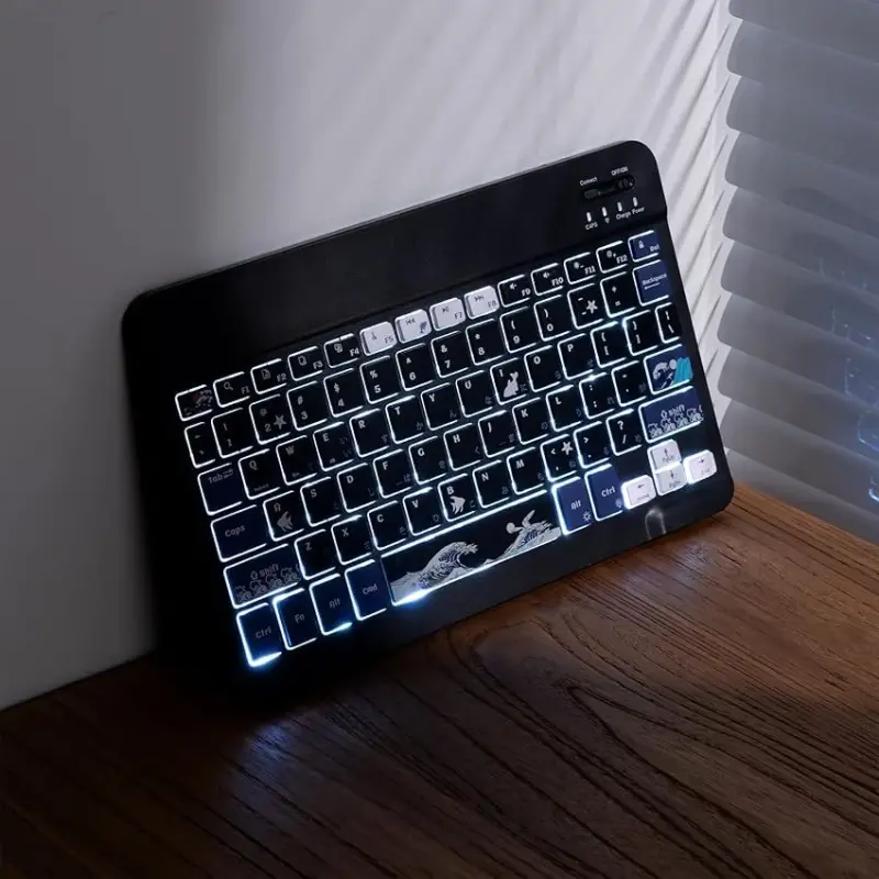 OHY Bluetooth Keyboard for iPad 10th/9th/8th/7th Gen, iPad Pro,iPad Air 13/11 inch & iPad mini | Ultra-Thin Lightweight Wireless Keyboard with Rechargeable Battery & Bluetooth for iOS/Android Devices - 2