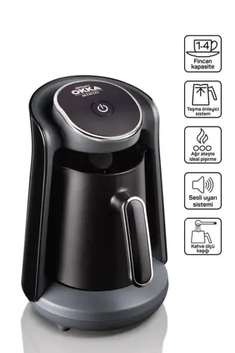 OK004-K Okka Minio Кофеварка для турецкого кофе Хром 4 чашки - 1