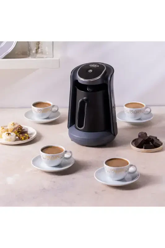 OK004-K Okka Minio Turkish Coffee Maker Chrome 4 Cup Capacity - ARZUM