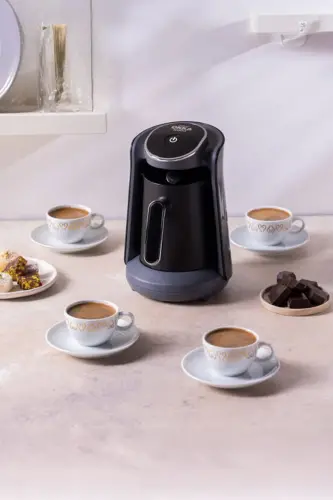 OK004-K Okka Minio Turkish Coffee Maker Chrome 4 Cup Capacity - 3