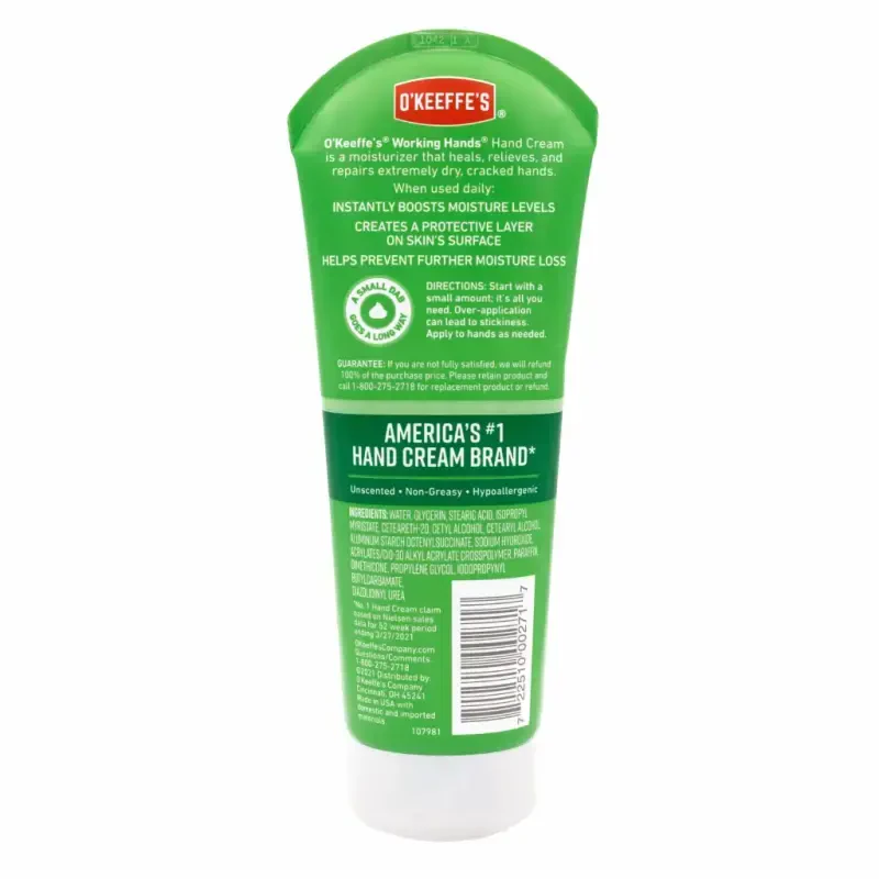 O'Keeffe's Working Hands Cream, 7 Ounce Tube - 9