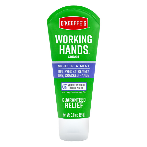 O'Keeffe's Working Hands Night Treatment Hand Cream, 3 Ounce Tube - 1