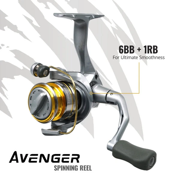 Okuma Avenger New Generation Spinning Fishing Reel Av-3000 - 3