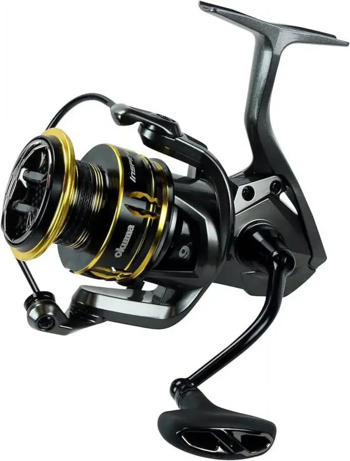 Okuma Inspira ISX Lightweight Rigid Aluminum TCA Flight Drive 9BB Spinning Reel, ISX-4000XA - 1