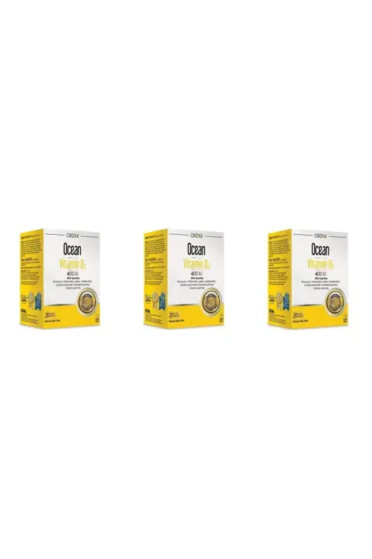 Vitamin D3 400 IU Sprey 3 Adet - Ocean