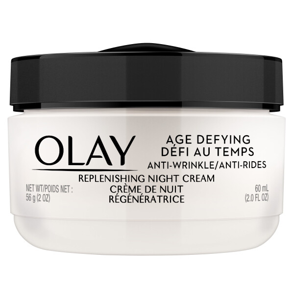 Olay Age Defying Anti-Wrinkle Night Cream, Fights Fine Lines & Wrinkles for Combination Skin, 2.0 oz - 6