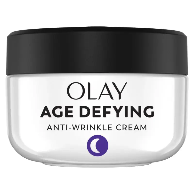 Olay Age Defying Anti-Wrinkle Night Cream, Fights Fine Lines & Wrinkles for Combination Skin, 2.0 oz - 1