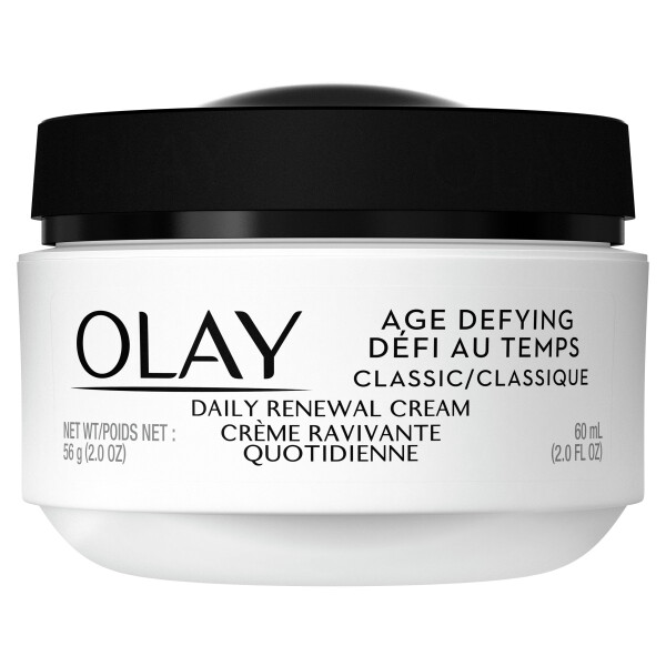 Olay Age Defying Classic Daily Renewal Cream, увлажняющее средство для лица для уставшей комбинированной кожи, 2.0 fl oz - 2