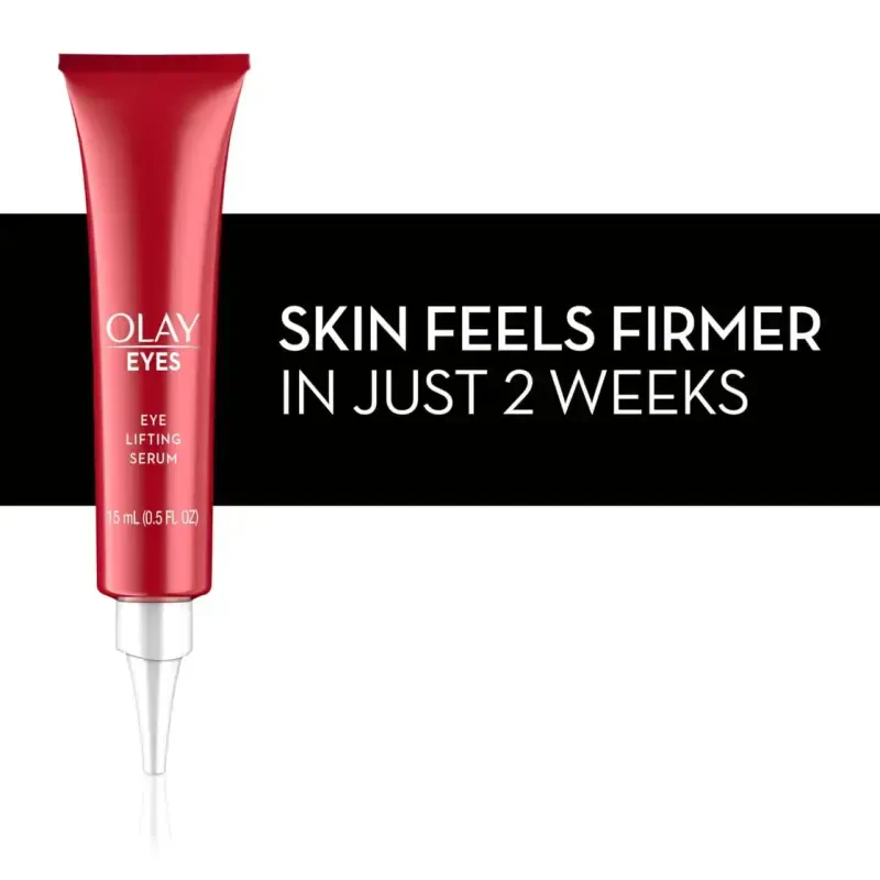 Olay Eye Lifting Serum for Firming Skin, Fragrance-Free, All Skin Types, 0.5 fl oz - 2