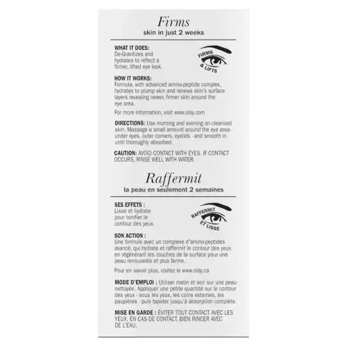 Olay Eye Lifting Serum for Firming Skin, Fragrance-Free, All Skin Types, 0.5 fl oz - 11