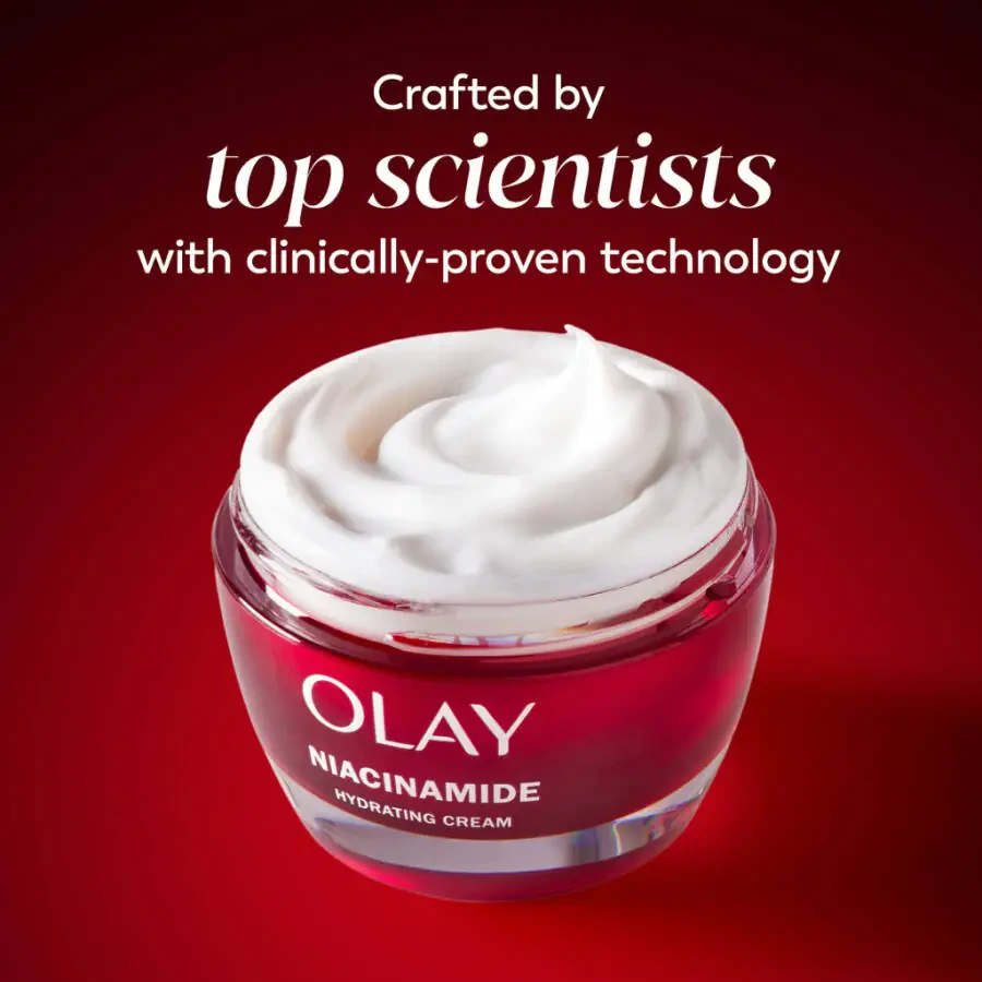 Olay Face Cream Regenerist Niacinamide and Peptide 24 Facial Moisturizer, Reduces Wrinkles, 1.7 oz - 7