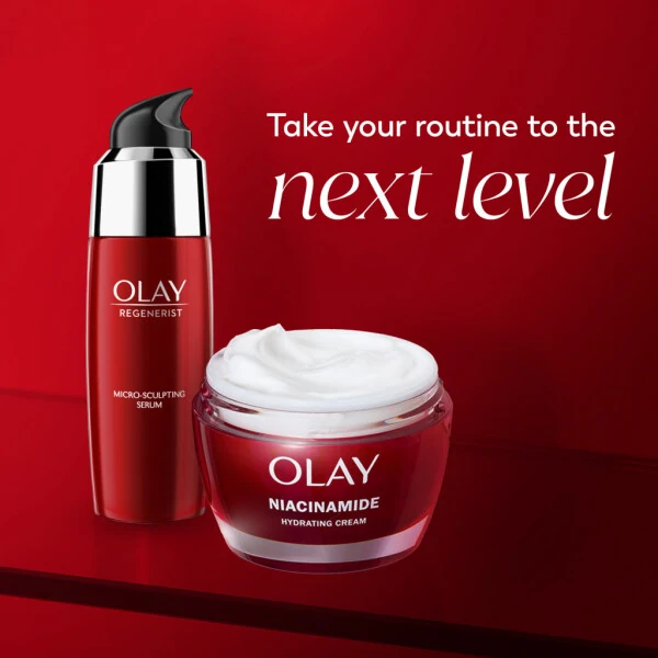 Olay Face Cream Regenerist Niacinamide and Peptide 24 Facial Moisturizer, Reduces Wrinkles, 1.7 oz - 10