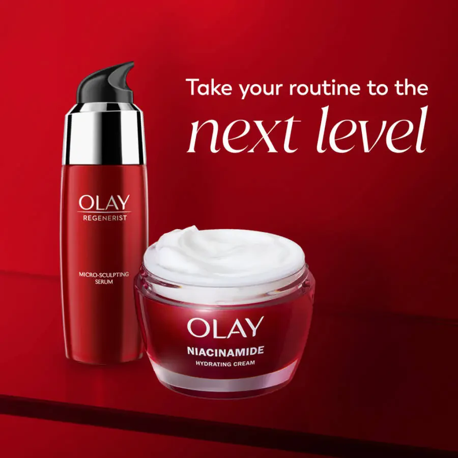 Olay Face Cream Regenerist Niacinamide and Peptide 24 Facial Moisturizer, Reduces Wrinkles, 1.7 oz - 10