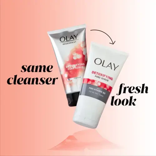Olay Face Wash, Regenerist Detoxifying Pore Scrub Facial Cleanser, Face Scrub for All Skin Types, 5.0 fl oz - 7
