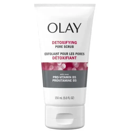Olay Face Wash, Regenerist Detoxifying Pore Scrub Facial Cleanser, Face Scrub for All Skin Types, 5.0 fl oz - 8