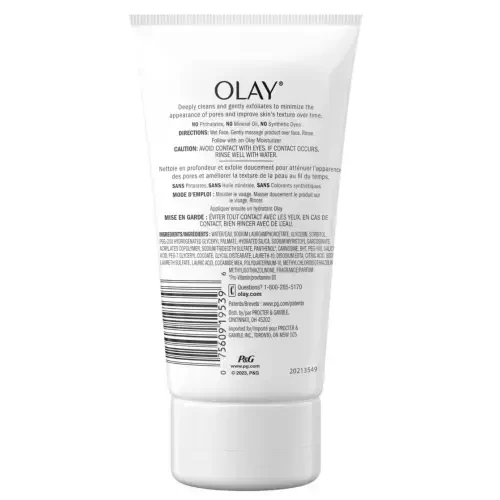 Olay Face Wash, Regenerist Detoxifying Pore Scrub Facial Cleanser, Face Scrub for All Skin Types, 5.0 fl oz - 9