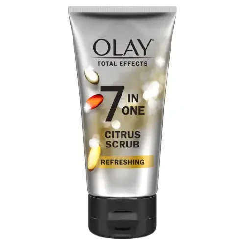Olay Facial Cleanser, Skincare Total Effects Daily Face Wash, Refreshing Citrus Scrub Facial Cleanser, 5.0 fl oz - OLAY (1)