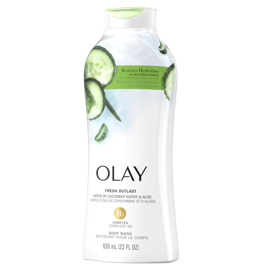 Olay Fresh Outlast Body Wash with Notes of Cucumber and Aloe, 22 fl oz - 11