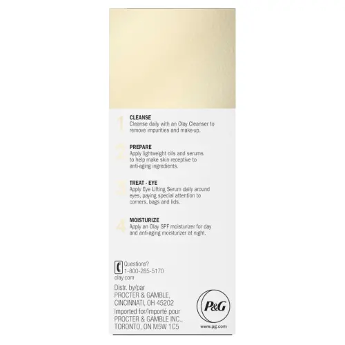 Olay Eye Lifting Serum for Firming and Hydration, Fragrance-Free, 0.5 fl oz - 10