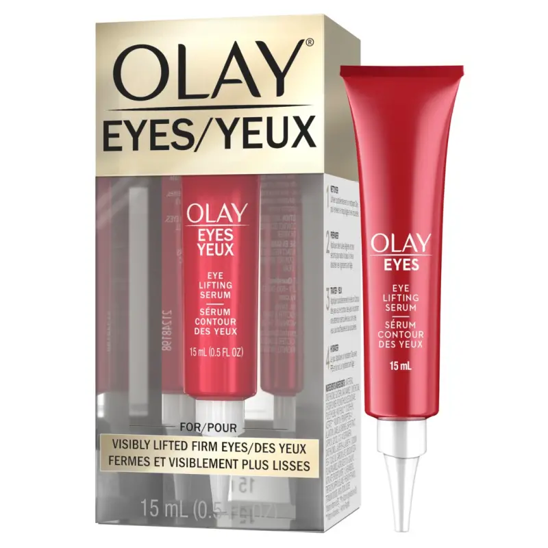 Olay Eye Lifting Serum for Firming and Hydration, Fragrance-Free, 0.5 fl oz - 12