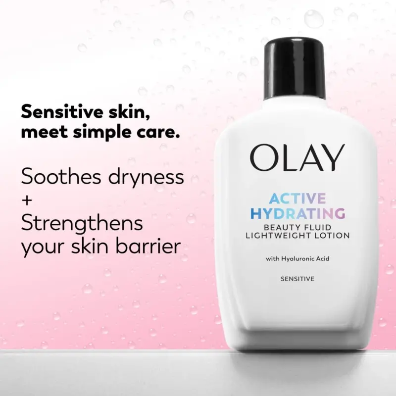 Olay Moisturizing Face Lotion for Sensitive Skin, 6.0 fl oz- - 3