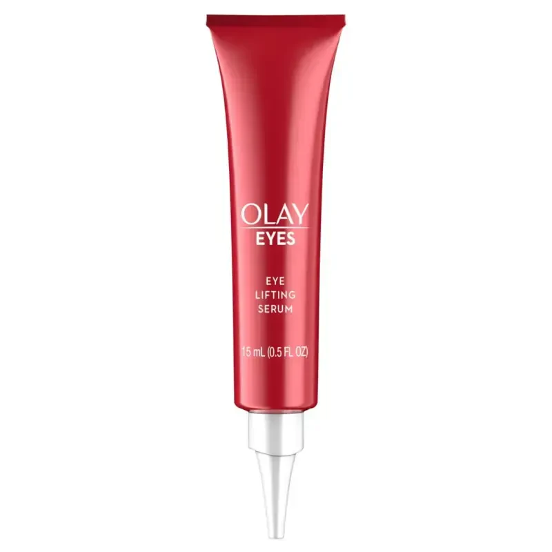 Olay ko'z atrofi serum teri, terini mustahkamlash uchun, hidi yo'q, har qanday teri turi uchun, 0,5 fl oz - 1