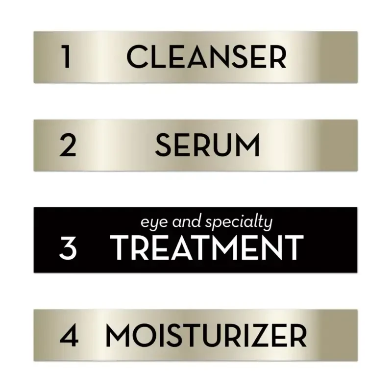 Olay ko'z atrofi serum teri, terini mustahkamlash uchun, hidi yo'q, har qanday teri turi uchun, 0,5 fl oz - 5