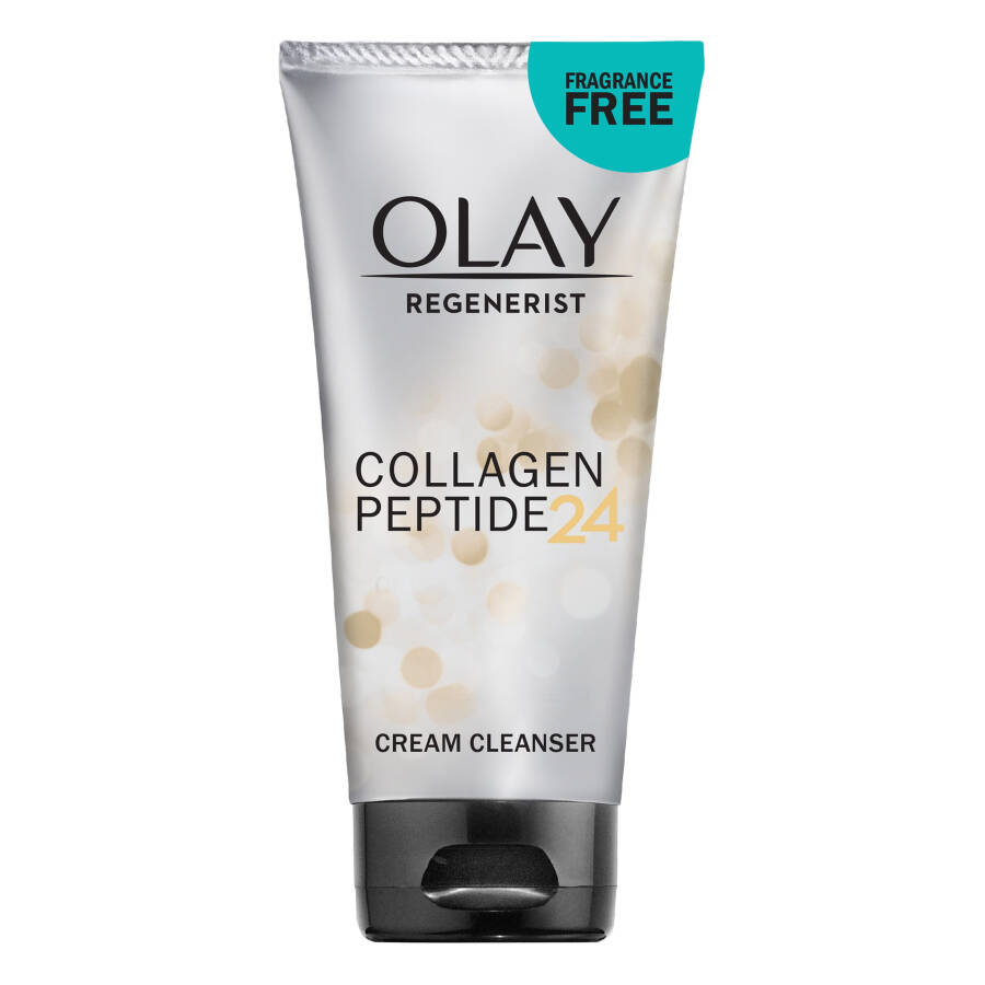 Olay Regenerist Collagen Peptide 24, пенка для умывания, без отдушек, успокаивает сухость, для всех типов кожи, 5.0 жидких унций - 3