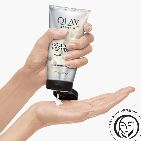 Olay Regenerist Collagen Peptide 24, пенка для умывания, без отдушек, успокаивает сухость, для всех типов кожи, 5.0 жидких унций - 8