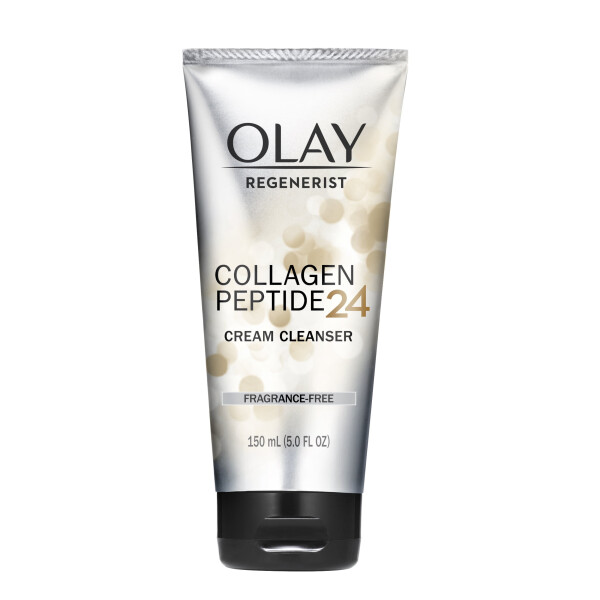 Olay Regenerist Collagen Peptide 24, пенка для умывания, без отдушек, успокаивает сухость, для всех типов кожи, 5.0 жидких унций - 9