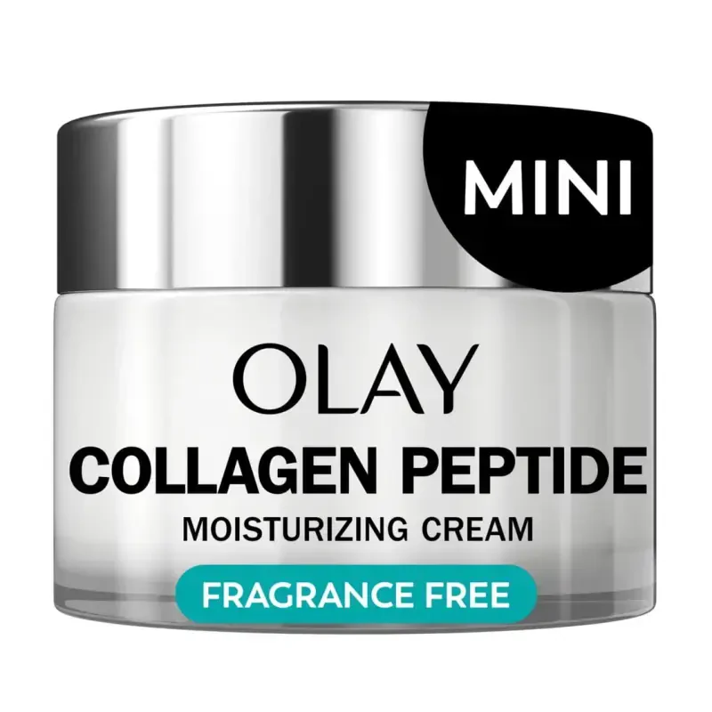 Olay Regenerist Collagen Peptide 24 Увлажняющий крем для лица, пробный размер, разглаживает мелкие морщинки и морщины, для всех типов кожи, 0,5 унции - OLAY