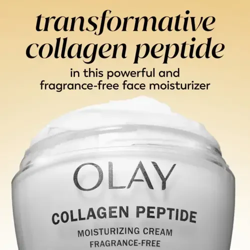 Olay Regenerist Collagen Peptide 24 Увлажняющий крем для лица, пробный размер, разглаживает мелкие морщинки и морщины, для всех типов кожи, 0,5 унции - 4