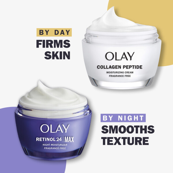 Olay Regenerist Collagen Peptide 24 Увлажняющий крем для лица, пробный размер, разглаживает мелкие морщинки и морщины, для всех типов кожи, 0,5 унции - 6