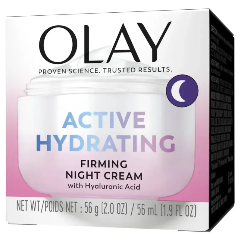 Olay Skin Care qattiqlashtiruvchi tungi krem ​​​​yuz namlagichi, 1,9 fl untsiya - 11