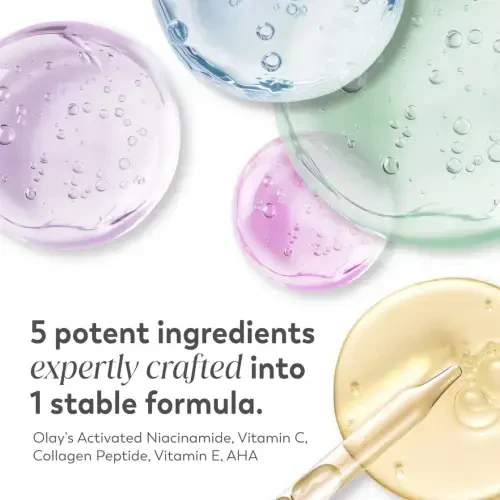 Olay Skin Care Super Serum 5 в 1 - легкая сыворотка для лица, пробный размер, 0,4 жидких унции - 5