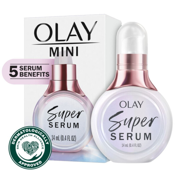 Olay Skin Care Super Serum 5'i 1 Arada Hafif Yüz Serumu, Deneme Boyutu, 0,4 fl oz - 1