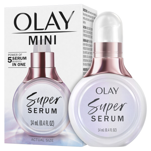 Olay Skin Care Super Serum 5'i 1 Arada Hafif Yüz Serumu, Deneme Boyutu, 0,4 fl oz - 9