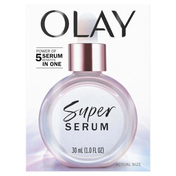 Olay Skin Care Super Serum Facial Serum, 5 in 1 Anti-Aging, All Skin Types, 1.0 fl oz - 11