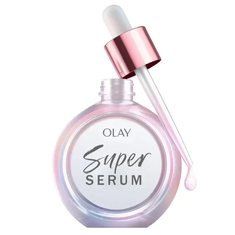 Olay Skin Care Super Serum Facial Serum, 5 in 1 Anti-Aging, All Skin Types, 1.0 fl oz - 1