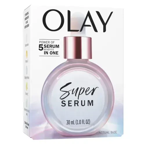 Olay Skin Care Super Serum Facial Serum, 5 в 1, против старения, для всех типов кожи, 1.0 жидких унций - 15