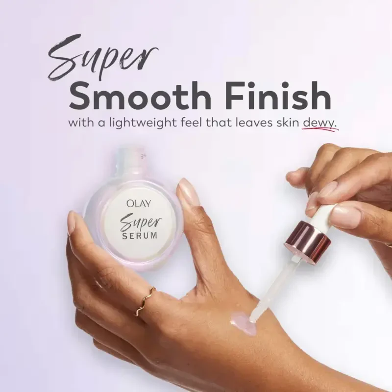 Olay Skin Care Super Serum Yuz Serumi, 5 ta 1 Qarishma, Har qanday Teri Turi uchun, 1.0 fl unts - 9