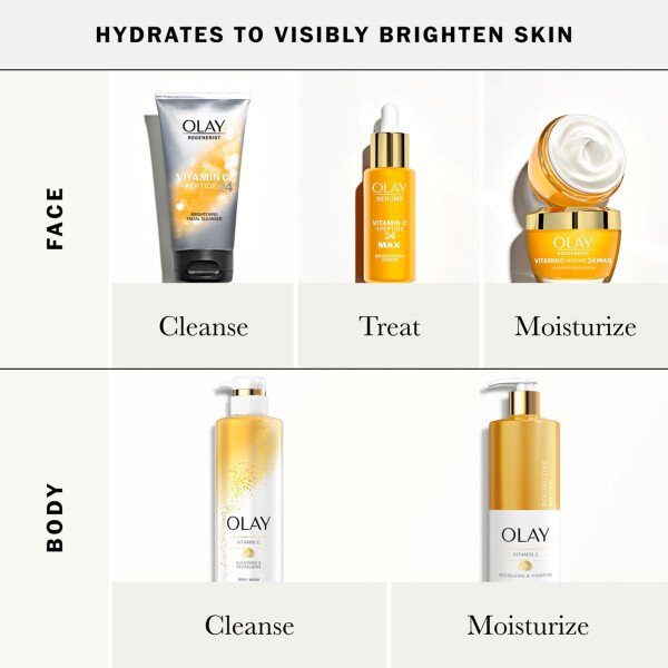 Olay Skincare C Vitamini Sovg‘a To‘plami, Yuzni Tozalovchi 147 ml va Yuz Nemlantiruvchi 50 ml bilan 2 dona - 17