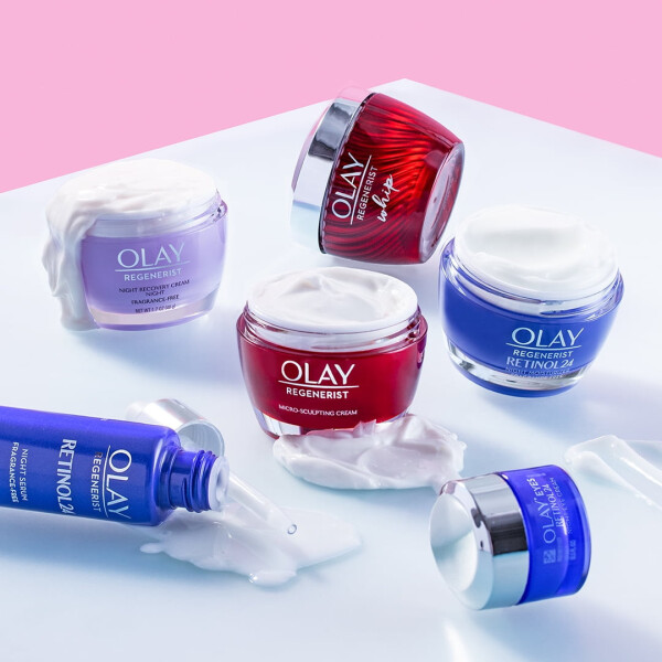 Olay Skincare Regenerist Night Recovery Anti-Aging Cream Facial Moisturizer Fragrance Free 1.7 fl oz - 19