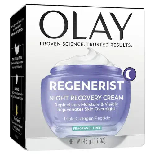 Olay Skincare Regenerist Night Recovery Anti-Aging Cream Facial Moisturizer Fragrance Free 1.7 fl oz - 12