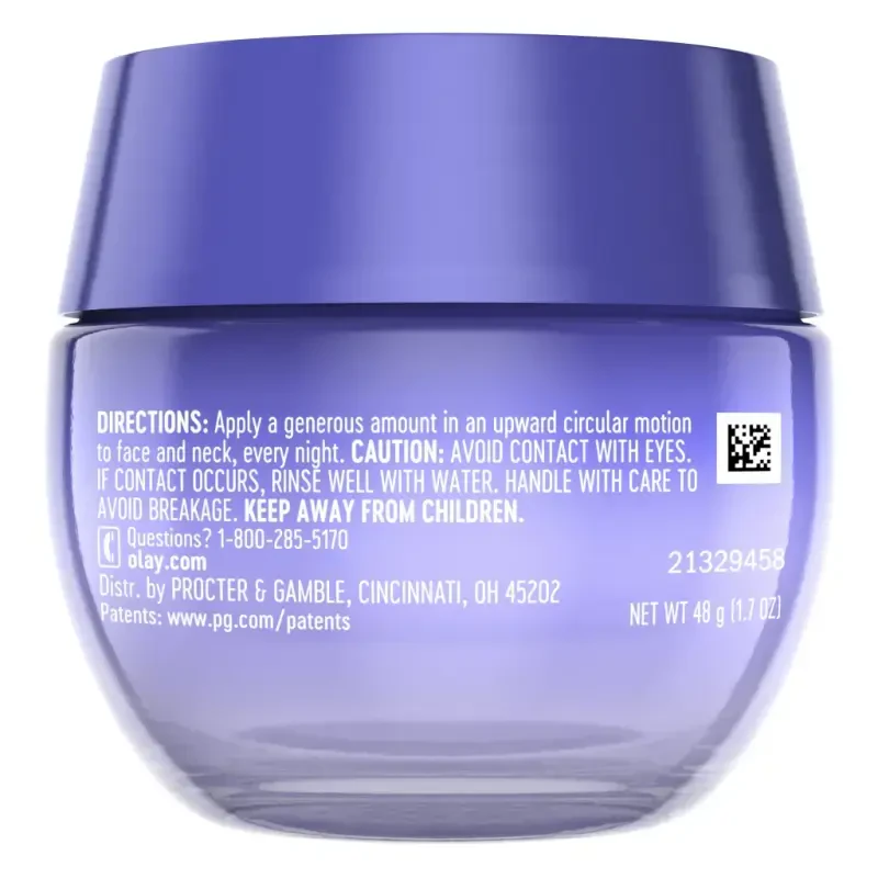 Olay Skincare Regenerist Night Recovery Anti-Aging Cream Facial Moisturizer Fragrance Free 1.7 fl oz - 18