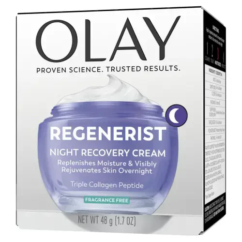 Olay Skincare Regenerist Ночной восстанавливающий антивозрастной крем для лица без запаха 1,7 жидких унций - 11
