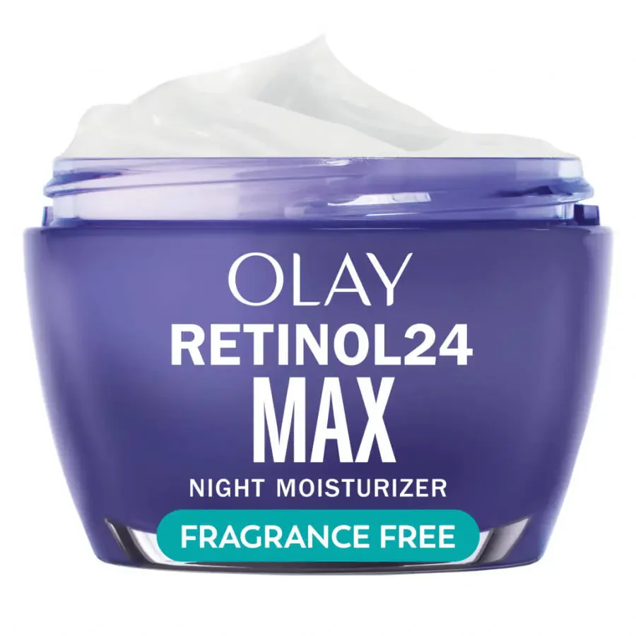 Olay Skincare Retinol 24 MAX Face Moisturizer for Night, Regenerist Anti-Aging Cream, 1.7 oz Jar - 1